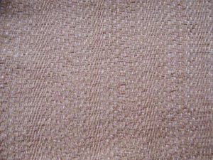 #103 HANDWOVEN FABRIC 62" X 30" METALLIC LT COPPER LT PINK DK COPPER CHENILLE - Picture 1 of 1