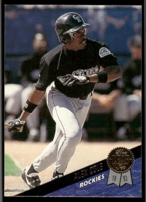 1993 Leaf #312 Alex Cole - Image 1 of 2