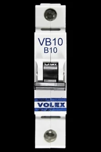 VOLEX 10 AMP CURVE B 6kA MCB CIRCUIT BREAKER VB10 - Picture 1 of 6