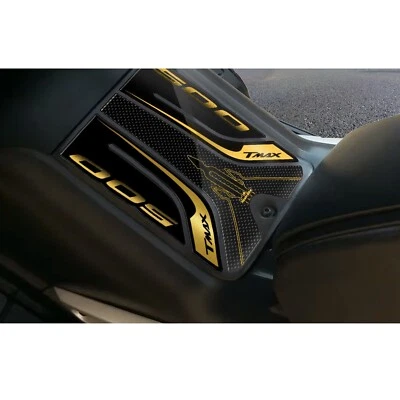 Adesivi 3D compatibili con TMAX 500 Yamaha T MAX 2001 2007 Protezione Pedana Oro