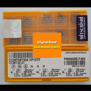 10 PIEZAS en CAJA Inserto Carburo Original MITSUBISHI CCMT09T304 VP15TF CCMT32.51 Nuevo - Imagen 1 de 1