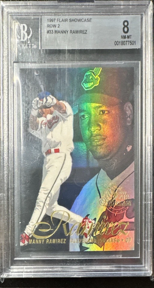 1997 Flair Showcase - Manny Ramirez #33 Row 2 - Image 1 of 1