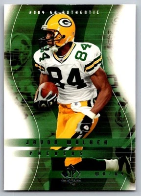 2004 SP Authentic Javon Walker Green Bay Packers #33 - Image 1 of 2