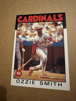 1986 Topps Super 5X7 #53 Ozzie Smith St. Louis Cardinals NMT MINT HOF Star Card - Image 1 of 2