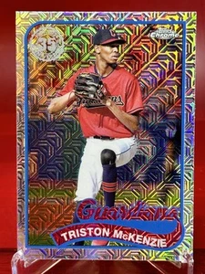 2024 Topps series 2 Triston McKenzie Silver Pack Mojo #2T89C - Guardians - Picture 1 of 2