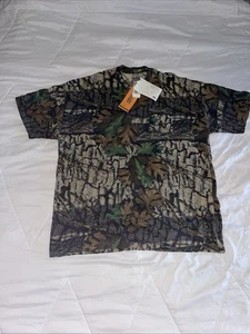 Vintage Jerzees Outdoors Big Woods Camo Pocket T-Shirt Herren Large Kurzarm - Bild 1 von 7