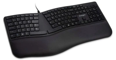 Kensington Pro Fit Ergonomic Wired Keyboard- Black (K75400US) Open Box Unused - Image 1 of 3
