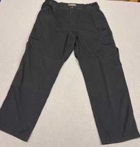 511 Tactical Cargo Pants 34x29 Black Cotton Canvas Pockets Military Workwear - Picture 1 of 9