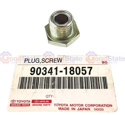 Genuine Hilux LN85 LN81 LN80 LN65 LN61 LN60 LN56 Rear Axle Magnetic Drain Plug - Image 1 of 2
