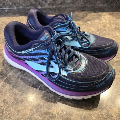 Zapatillas Brooks Wo's Talla 9D Glicerina 15 1202471D465 Correr Azul Rosa Púrpura Foto 1 de 4