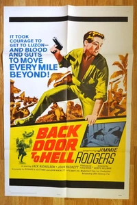 Póster original de la película Back Door to Hell - Jack Nicholson - 27x41" - 1964 - Imagen 1 de 1