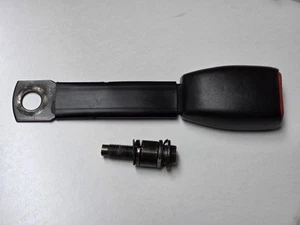 1996-1999 Nissan Maxima Infiniti I30 Passenger Front RH Seat Belt - BLACK OEM  - Picture 1 of 10