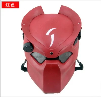 Alien Predator Mask With Light Cosplay Outdoor Game Helmet Halloween Party Prop - Image 1 of 4