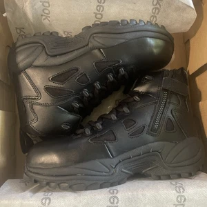 Reebok Damen 8.5M Rapid Response 6" Stealth Stiefel schwarz mit seitlichem Reißverschluss RB8674 NEU - Bild 1 von 12