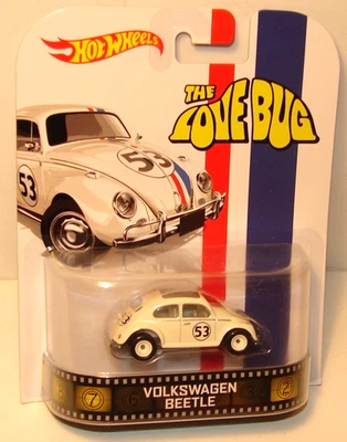 HOT WHEELS VW Volkswagen Beetle #53 THE LOVE BUG  Herbie Retro Entertainment MOC - Image 1 of 4