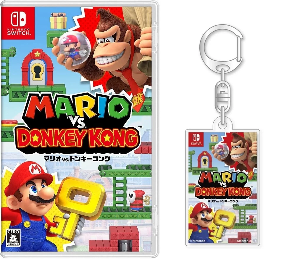 (JAPAN) Switch video game Mario vs. Donkey Kong + ([Limited] acrylic keychain) - Image 1 of 1