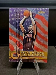 KEVIN GARNETT 2000 Topps Finest USA Basketball Gold Medal Contenders NBA HOF - Picture 1 of 2