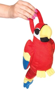 POLLY PARROT PIRATE WENCH PURSE HANDBAG HALLOWEEN COSTUME ACCESSORY - Imagen 1 de 2