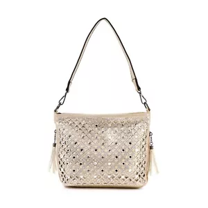 Neu dekorative Strass, Gold, Hobo Mode Handtasche Handtasche, Tragetasche, kostenloser Versand - Bild 1 von 2