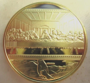 JESUS TEN COMMANDMENTS COIN - Picture 1 of 2