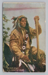Postcard Pau-Puk-Kewis of the Hiawatha Drama - Picture 1 of 2