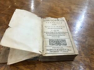 1672 Gerardo Johannis Vosii Rhetorices Contracta Sive Partitionum Oratoriarum
