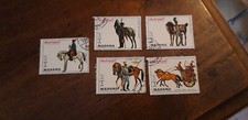1972 Manama Ajman Stamps Military Uniforms Riders Military Uniforms