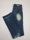 Vintage Watch L.A. Jeans Junior's Size 9/10 Dark Wash Distressed  (W26 x L 29.5)