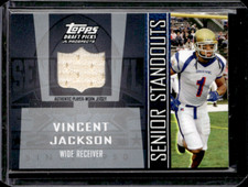 2005 Topps Draft Picks&Prospects #SS-VJ Vincent Jackson Senior Standout Jersey