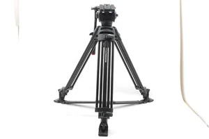 "Near MINT-" Manfortto 525MVB Heavy Duty Video Tripd w/ 501HDV Tripod Head - Picture 1 of 9