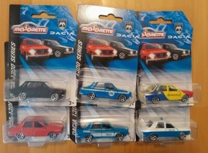MAJORETTE 1/64 COLLECTION DE 6 DACIA 1300 EDITION ROUMANIE - Foto 1 di 1