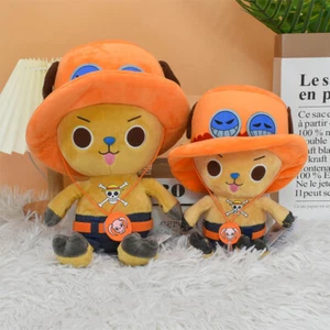 Anime One Piece Plush Toys Orange Tony Tony Chopper Soft Stuffed Doll Xmas Gifts - Picture 1 of 13