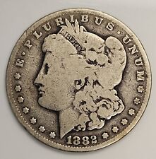1882-CC Morgan Silver Dollar $1 Carson City in G/VG Condition