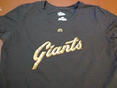Womens Majestic San Francisco Giants Bumgarner #40 Baseball T Shirt Medium   K11 - Image 1 of 4