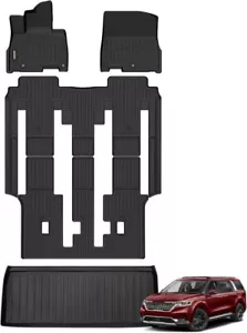 Floor Mats & Cargo Liner for 2022 2023 2024 Kia Carnival MPV 8 Seats (Fits LX... - Bild 1 von 2