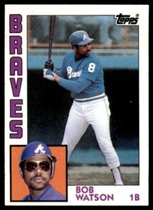 1984 Topps Bob Watson . Atlanta Braves #739