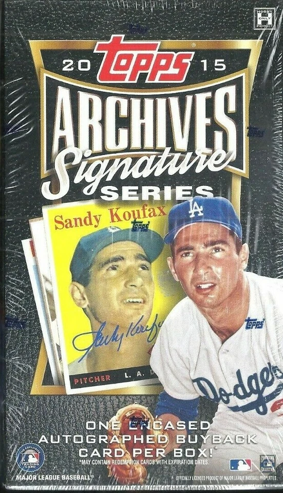 2015 Topps Archives Signature Series Baseball Hobby Box  Sandy Koufax AUTO ??? - Image 1 of 1