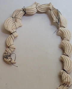 VINTAGE ~ Kanten zum Aufnähen weiß Spitze ca. 5 Stück 8" Abschnitte - Bild 1 von 4