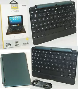 NEW ZaggKeys iPad Mini 1 BLACK Cover Keys Bluetooth 7" Keyboard Case Stand zagg - Picture 1 of 9