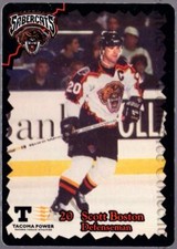 1998-99 Tacoma Sabercats #3 Scott Boston