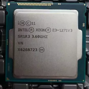Intel Xeon E3-1271V3 5GT/s 4-core LGA1150 3.6GHz SR1R3 CPU Processor E3-1271V3 - Picture 1 of 1