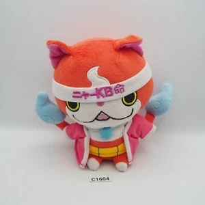 Yokai Watch C1604 Jibanyan Meow Nya-KB Bandai SIN CAJA DE VOZ Peluche 6" Muñeca de Juguete  - Imagen 1 de 7