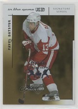2003-04 In the Game-Used Signature Series Gold Spring Expo /10 Pavel Datsyuk #5