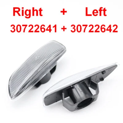 Luz de señalización lateral izquierda y derecha para VOLVO S60 V70 S80 XC90 parachoques señal de giro nuevo Foto 1 de 4