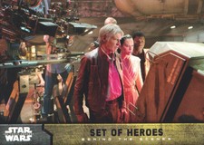 2015 Star Wars The Force Awakens Series 1 Behind-the-Scenes #7 Set of Heroes