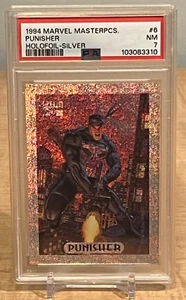 1994 Fleer Marvel Masterpieces Holofoil Silver Punisher #6 PSA 7 - Bild 1 von 7