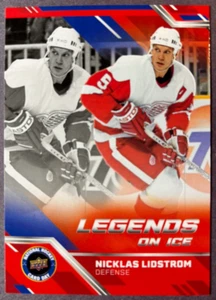 2024-25 UD NHCD Legends On Ice #NHCD-26 Nicklas Lidstorm Detroit Red Wings - Picture 1 of 1