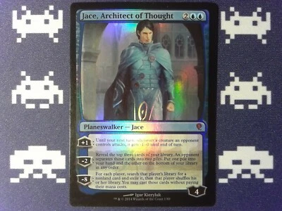 Foil Jace, Architect of Thought	 Duel Decks - Magic the Gathering MTG Blue - Image 1 of 2