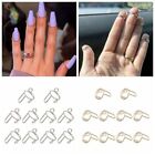 Reusable Fingertip Nail Rings for French Fake Nails Phalanx Ring  Girls
