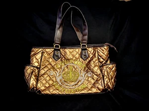 Vintage braun metallic Juicy Couture Weekender/Handtasche + *GRATIS GESCHENK* - Bild 1 von 10